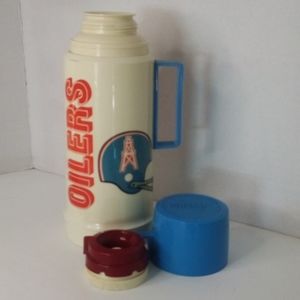 Vintage NFL HOUSTON OILERS Thermos